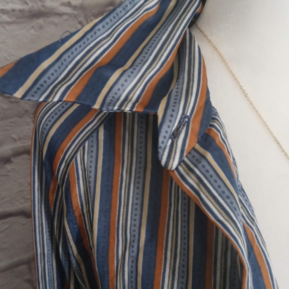 BOGO | Vintage 1970's Mr. Alex Striped Button Up - Picture 5 of 10